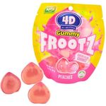 4D Gummy Fruit Juicy Peaches 65g