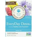 Traditional Medicinals - Detox Wellness, Organic EveryDay Detox Schisandra Berry Tea (16 teabags)