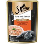 Sheba Cat Food Pouch Tuna Salmon