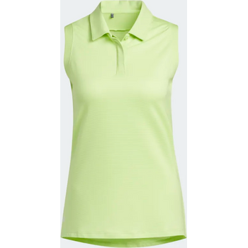 Adidas Women Golf Sleeveless Polo Shirt XS Pulse Lime