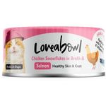 Loveabowl Cat Canned Food Chicken Snowflakes With Salmon In Broth 70g