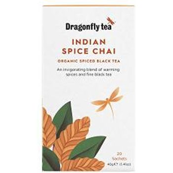 Dragonfly Tea Indian Spice Chai Organic Spiced Black Tea 40g