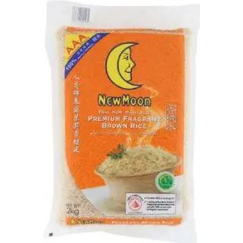 New Moon Thai Hom Mali Premium Fragrant Brown Rice 2kg
