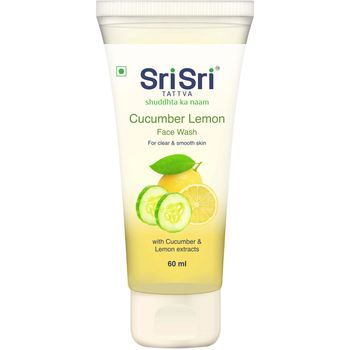 Sri Sri Cucumber Lemon Face Wash 100g