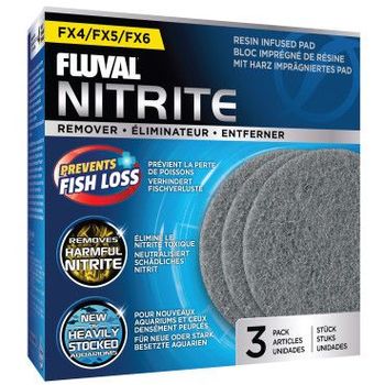 Fluval Fx4 Fx5 Fx6 Nitrite Pads 3 Pack 12g