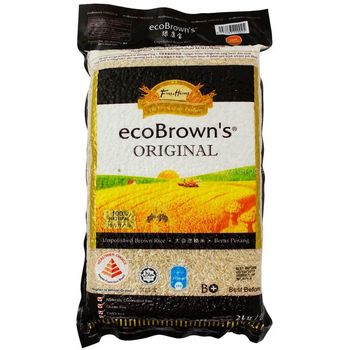 EcoBrown's Unpolished Brown Rice Original 2kg