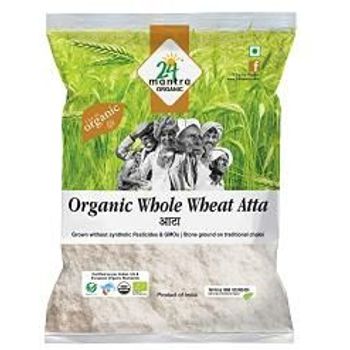 24 Mantra Organic Whole Wheat Atta 1kg