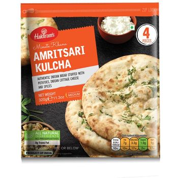Haldiram's Frozen Amritsari Kulcha 4 Pieces 320g
