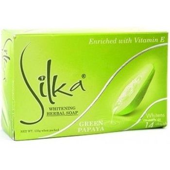 Silka Whitening Herbal Soap Green Papaya 135g