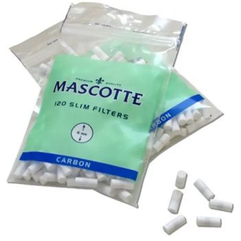 Mascotte Slim Filter Carbon 120pcs 50g