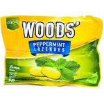 Woods' Peppermint Lozenges Honey Lemon Flavor Candy 15g