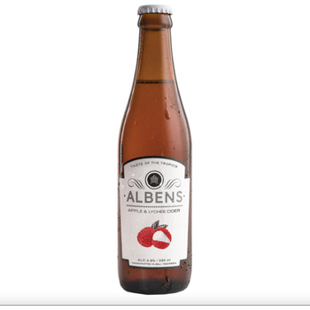 Albens Cider Apple And Lychee Cider 330ml