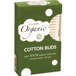 Simply Gentle - Cotton Wool, Organic Cotton Stem Buds (~ 200 buds)
