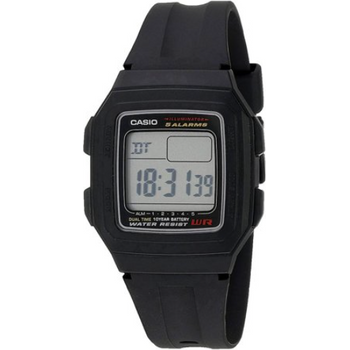 Casio Men's F201wa-1a Black Resin Digital Sport Watch