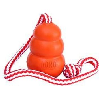 Kong Aqua With Rope Dog Toy Medium 122g