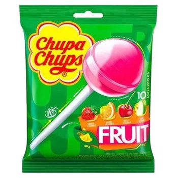 Chupa Chups Fruit Lollipop 10 Pieces 120g