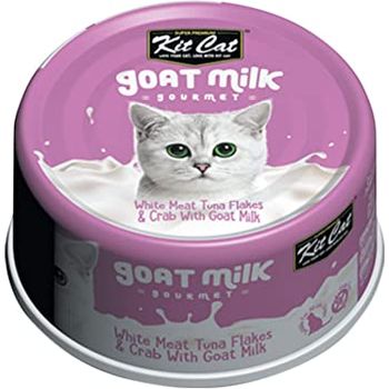 Kit Cat Goat Milk Gourmet Tuna And Crab 70g