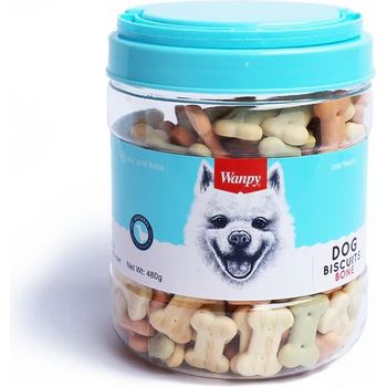 Wanpy Dog Biscuits Bone 480g