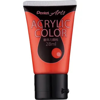 Pentel Acrylic Paint Scarlet 28ml