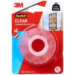 3M Scotch Clear Mounting Tape 21 Mm X 2m