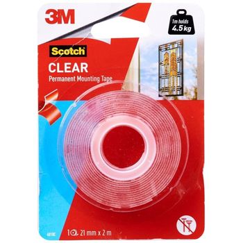 3M Scotch Clear Mounting Tape 21 Mm X 2m