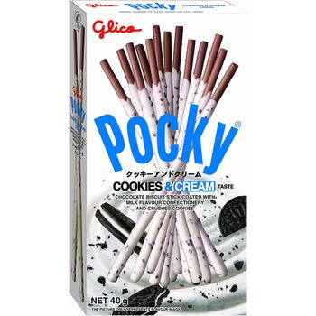 Glico Pocky Cookies and Cream Biscuit Stick 40g