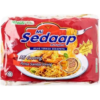 Mi Sedaap Goreng Sambal Pedas Hot Spicy Fried Noodle Flavor 88g