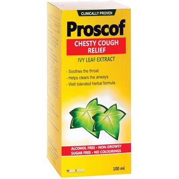 Proscof Adult Cough Syrup with Ivy Extract 100ml