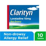 Clarityn Non Drowsy Allergy Relief 10 Tablets