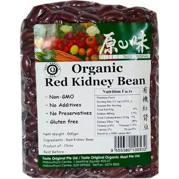 Taste Original Organic Red Kidney Beans 500g