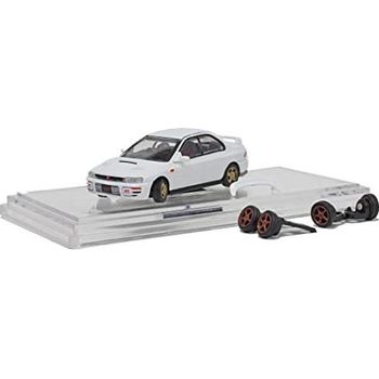 BM Creations Subaru Impreza WRX 1994 White RHD Diecast Car