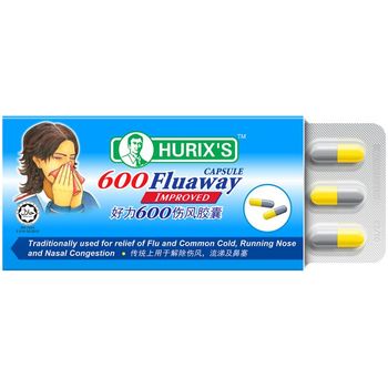 Hurix's 600 Fluaway Capsule Improved 6pcs