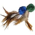 Kong Crinkle Ball With Feathers