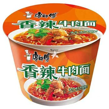 康师傅桶装香辣牛肉 | Master Kong Instant Bowl Noodles Spicy Beef Flavour 111g