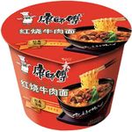 康师傅桶装红烧牛肉 | Master Kong Instant Bowl Noodle Roasted Beef Flavour 105g