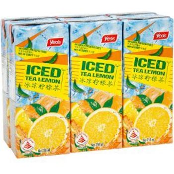 Yeo's Iced Tea Lemon 6 Sachets 250ml