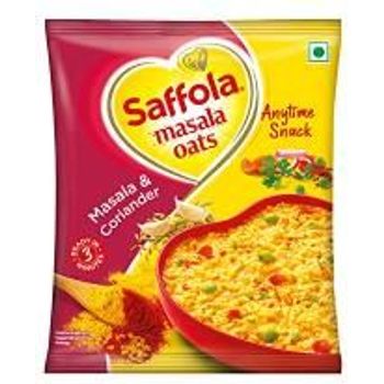 Saffola Masala Oats Masala And Coriander Oats 14 x 38g Vegetarian Oatmeal India