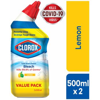 Clorox Toilet Bowl Cleaner Bleach Lemon