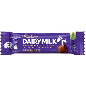 Cadbury Dairy Milk Chocolate 15g