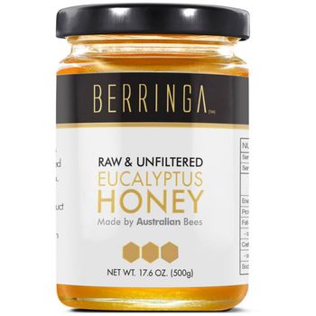 Berringa Honey Raw Organic Eucalyptus Honey 1kg
