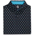 FootJoy Flower Foulard Lisle Self Collar 82054 Black