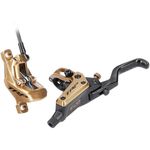TRP EVO Pro Hydraulic Disc Brake 4 Piston Rear Gold Bike Parts