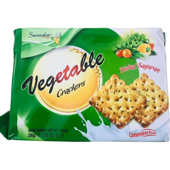 Samudra Vegetable Crackers Biscuit Sayuran 200g
