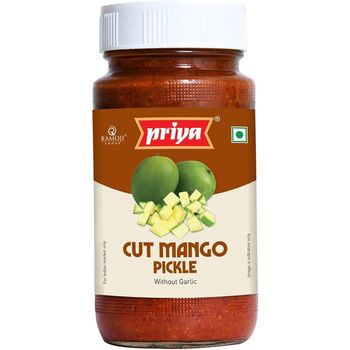 Priya Pickle Cut Mango Without Garlic 300g