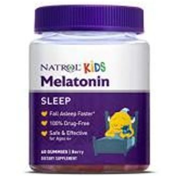 Natrol Kids Melatonin Sleep Aid 1mg Gummies Berry 60pc