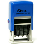 Shiny Self Inking Mini Date Stamp S-300