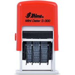 Shiny Self Inking Mini Date Stamp S-300