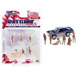 American Diorama Patriot Girls 1/64 Diecast Car