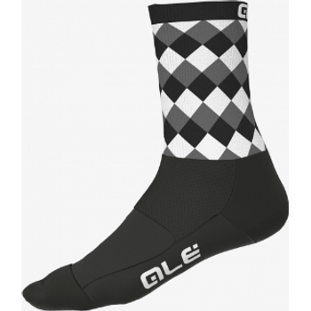 Ale Cycling Rumbles Socks Black Grey White L