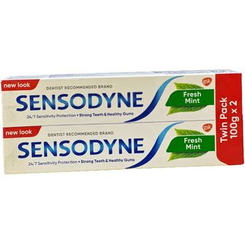 Sensodyne Fresh Mint Toothpaste Twin Pack 100g x 2